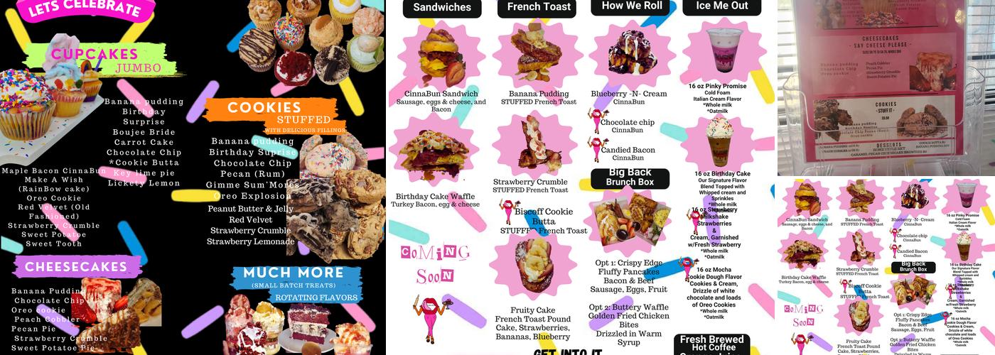 Carnells Cakery Menu