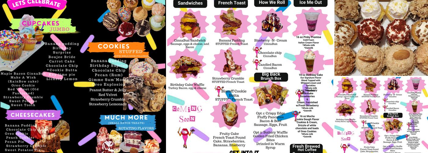 Carnells Cakery Menu