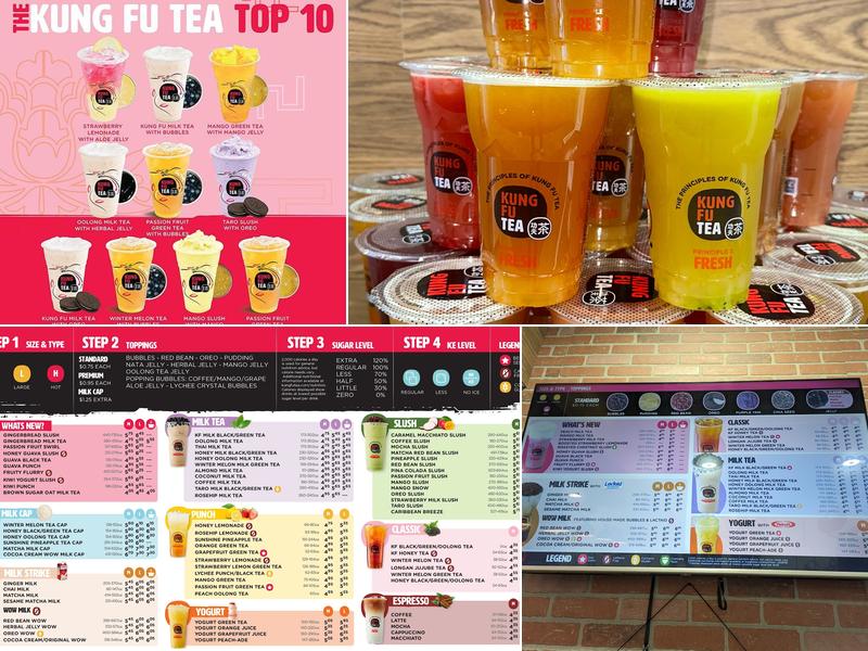 KungFu Tea Deerpark Menu