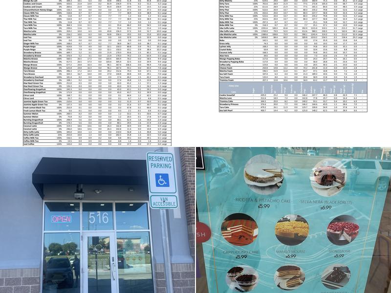 FENG CHA TERRELL Menu