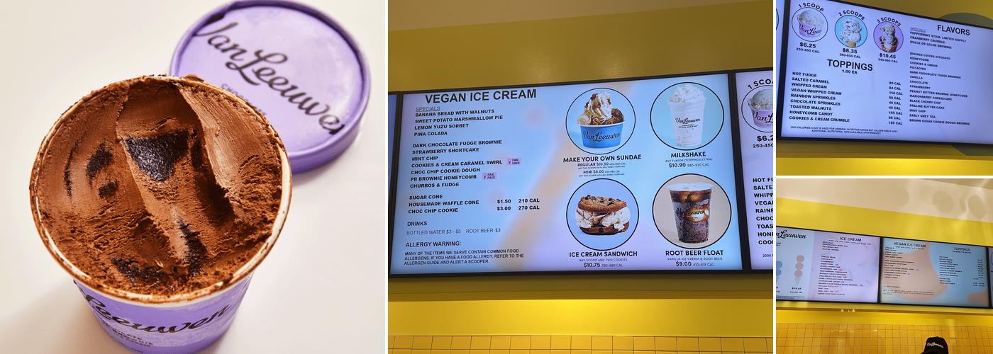 Van Leeuwen Ice Cream Menu