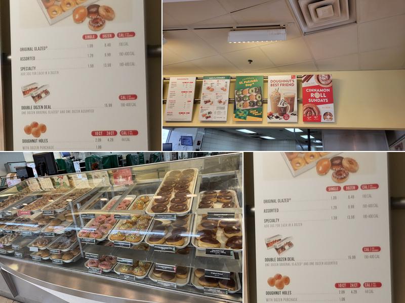 Krispy Kreme Menu