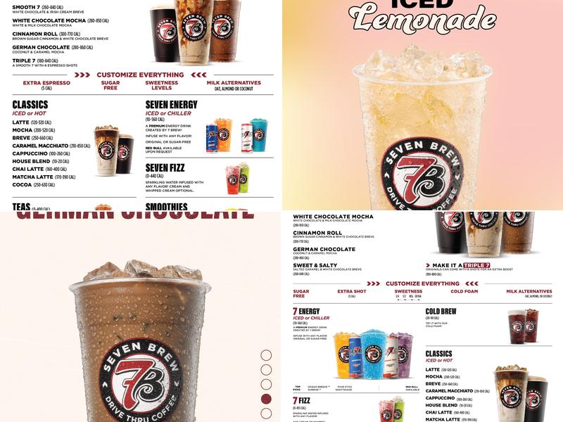 7 Brew Coffee Menu