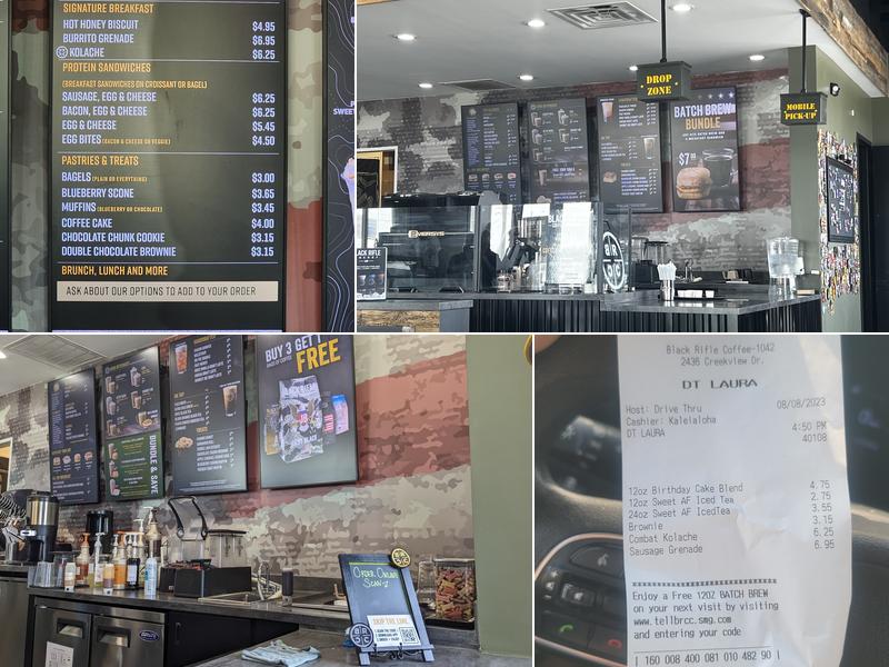 Black Rifle Coffee Company Menu