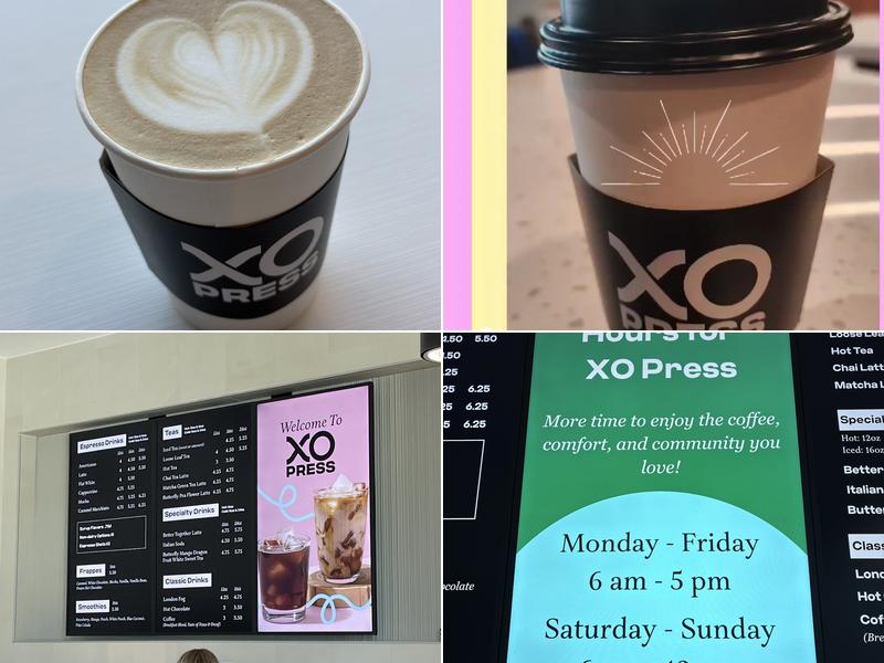 XO Press Menu