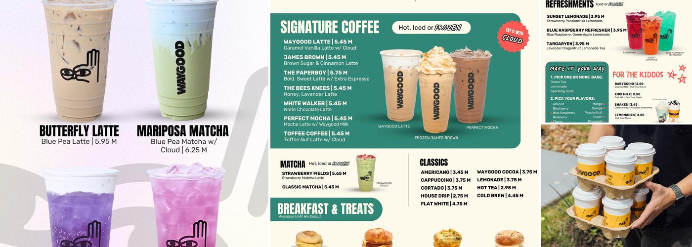 Waygood Coffee Menu
