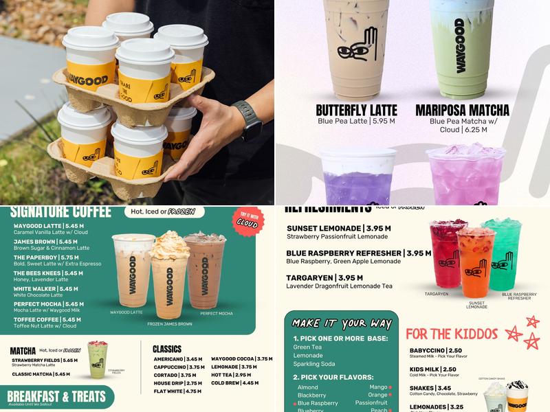 Waygood Coffee Menu