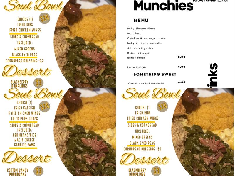 Culinary Cognition Menu