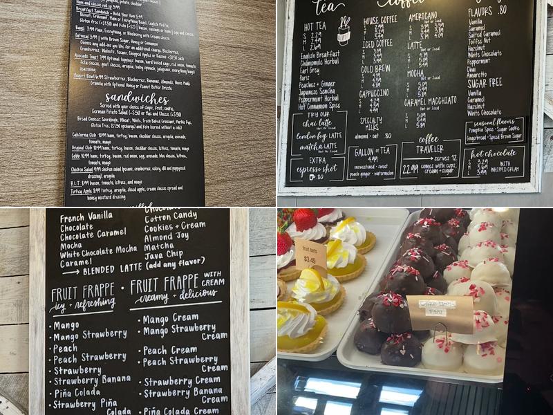 Latham Bakery Menu
