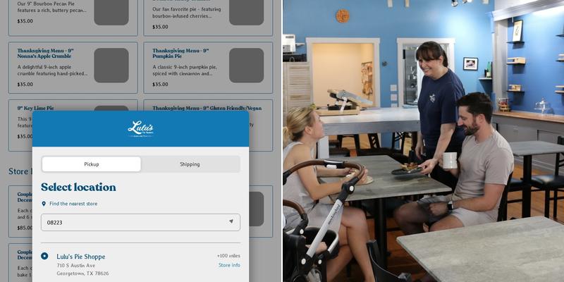 Lulu's Pie Shoppe Menu