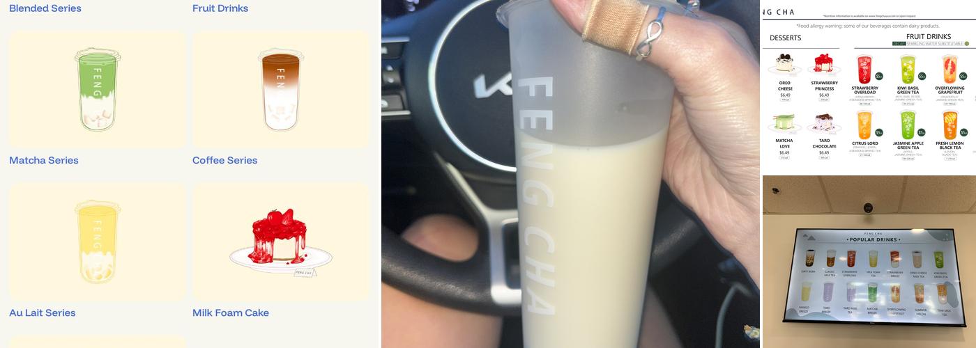 Feng Cha - Burleson Menu