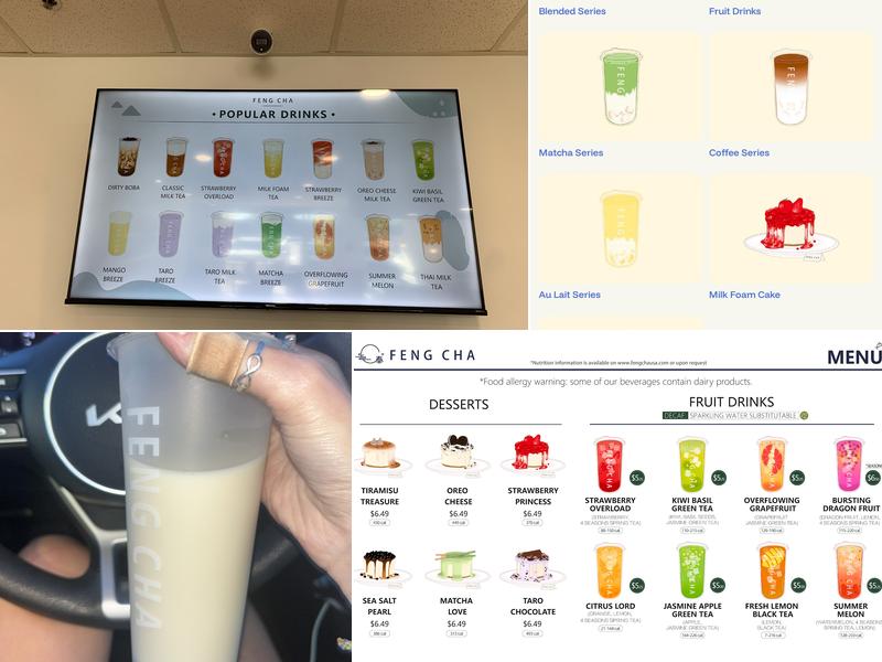 Feng Cha - Burleson Menu