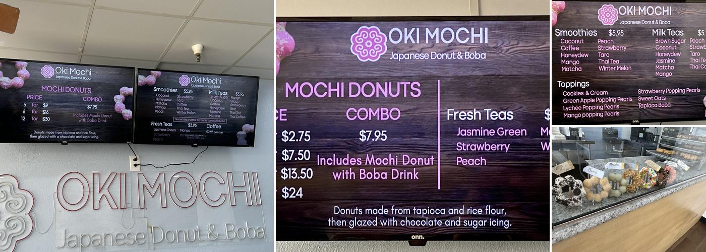 Oki Mochi Menu