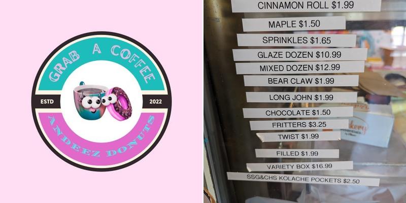 Andeez Donuts Menu