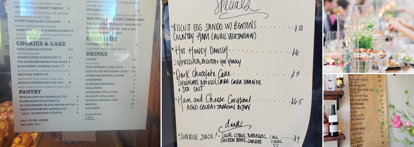 WELTONS TINY BAKESHOP Menu