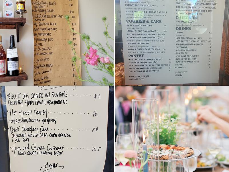 WELTONS TINY BAKESHOP Menu