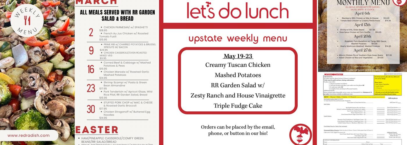 The Red Radish Menu