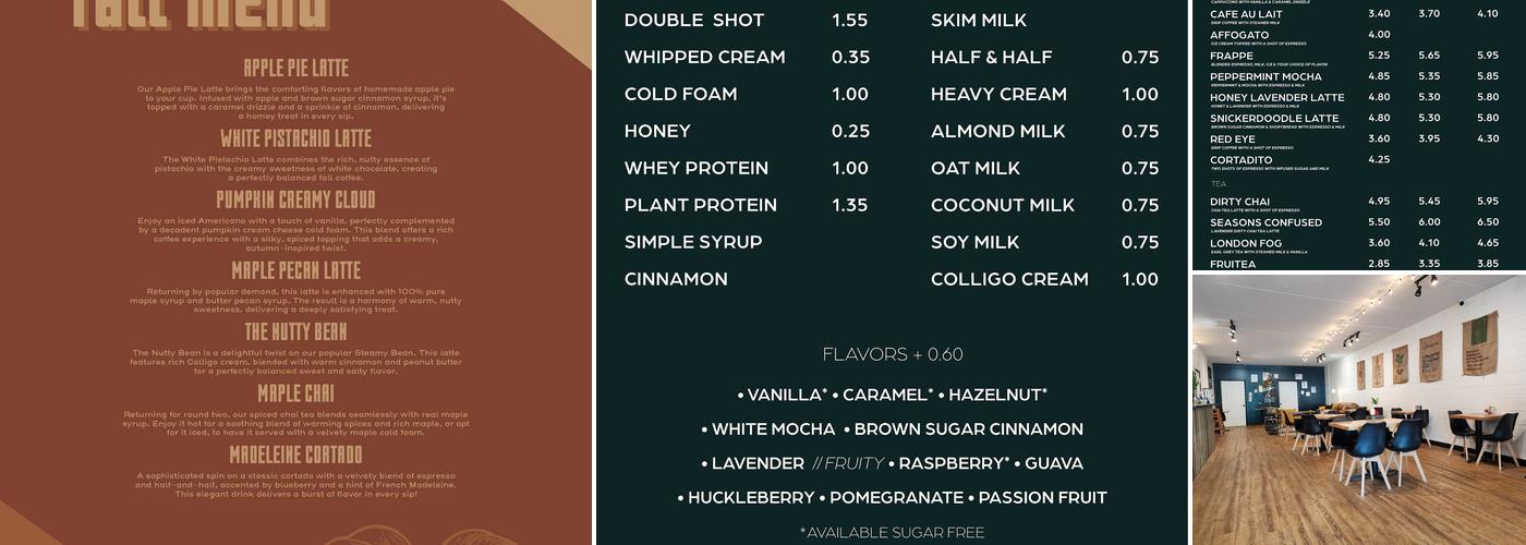 Colligo Coffee Menu