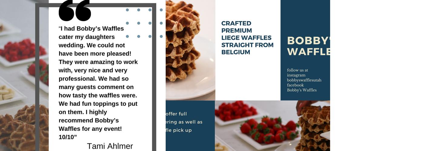 Bobby's Waffles Menu