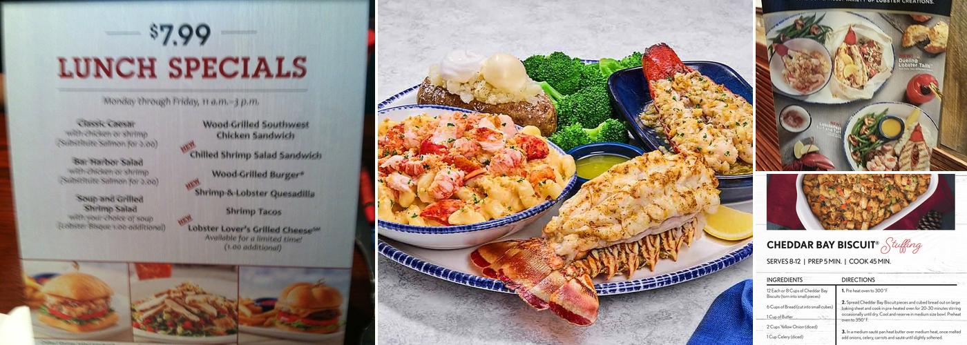 Red Lobster Menu