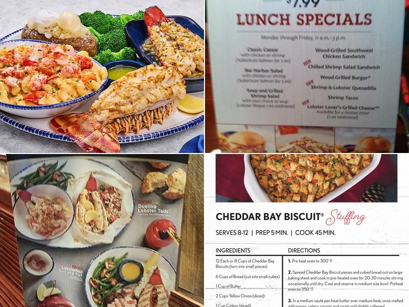 Red Lobster Menu