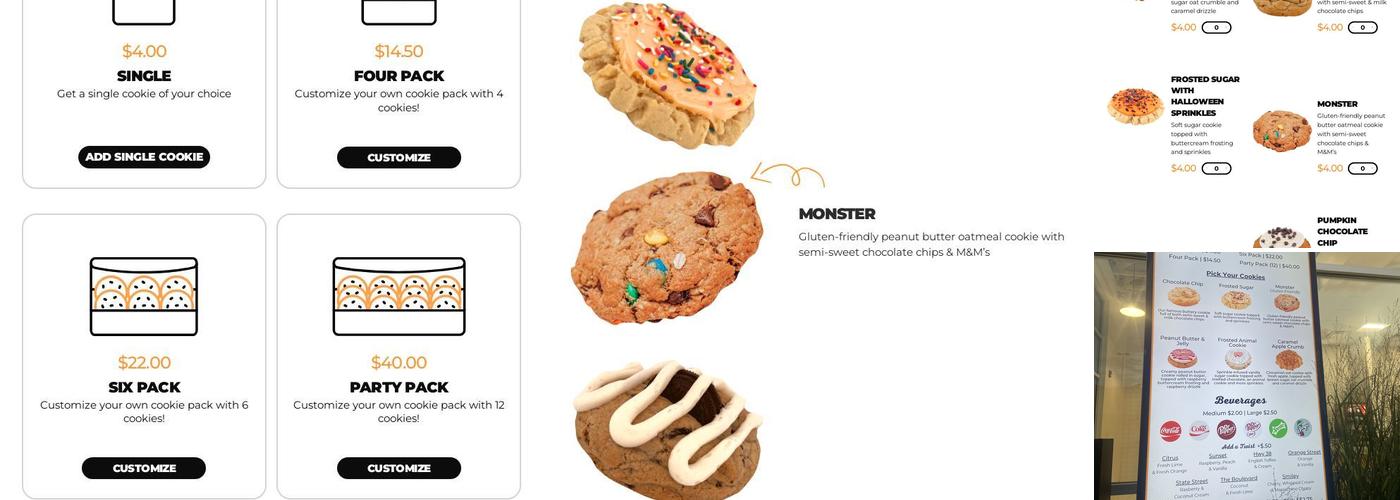 Cookie Co. Draper Menu