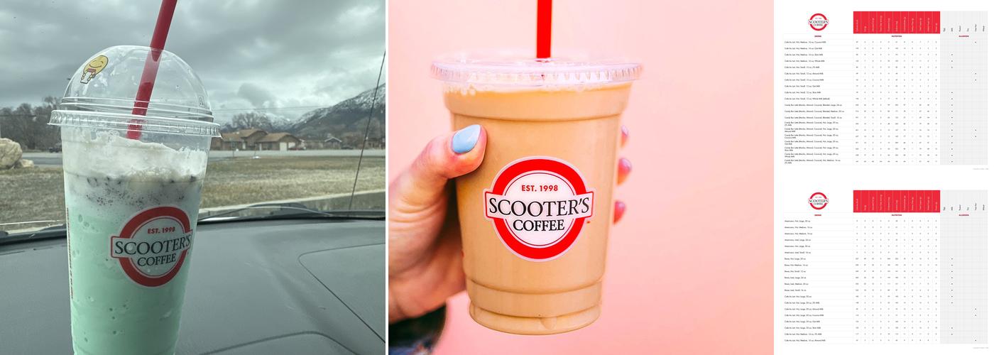 Scooter's Coffee Menu