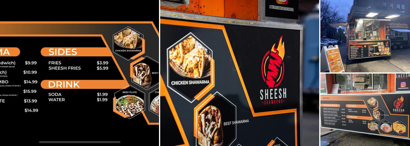 Sheesh Shawarma Menu