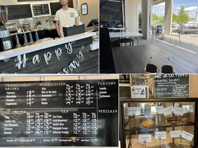 Dilly Dally Coffee Co. Menu