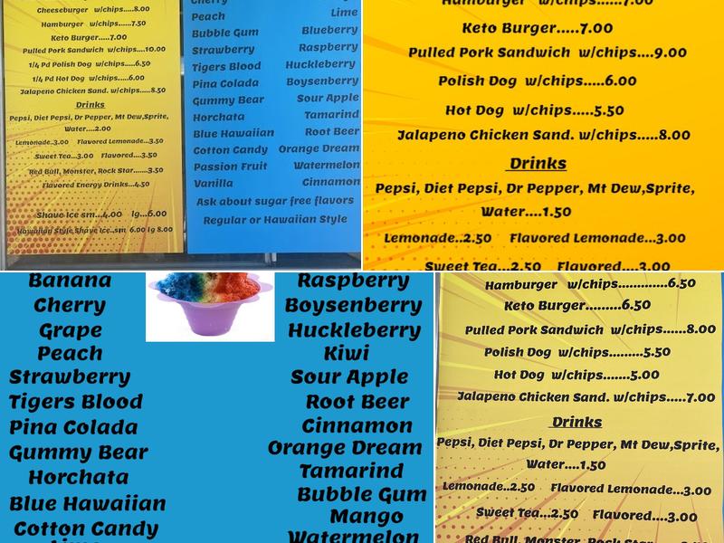 Jan's Grill & Chill Menu