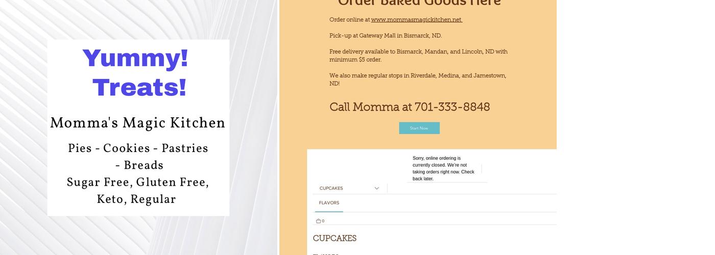 Momma's Magic Kitchen Menu