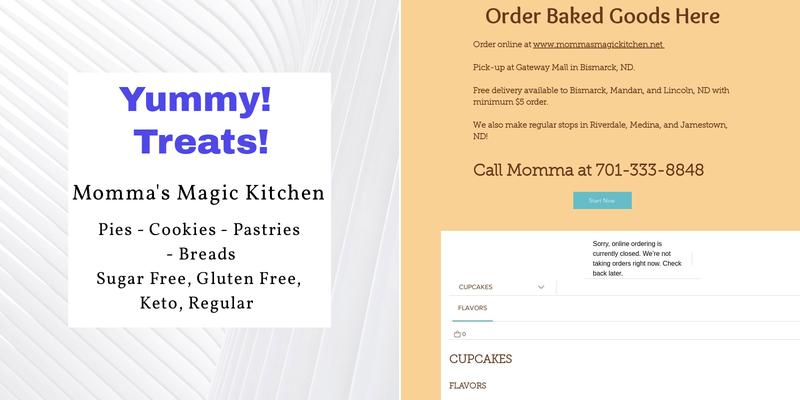 Momma's Magic Kitchen Menu