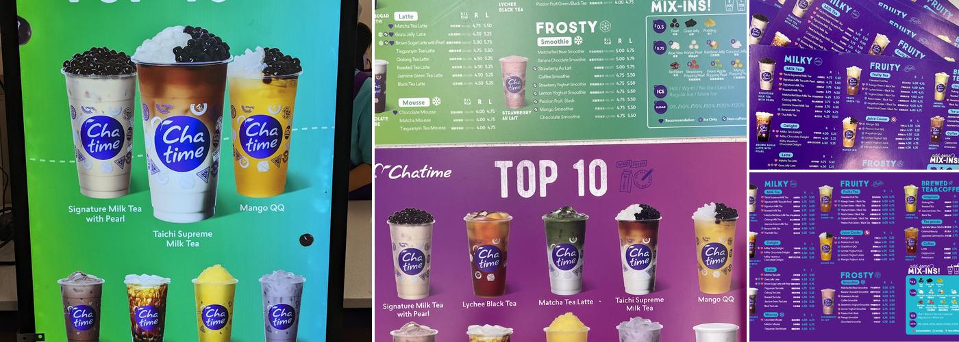 Chatime Menu