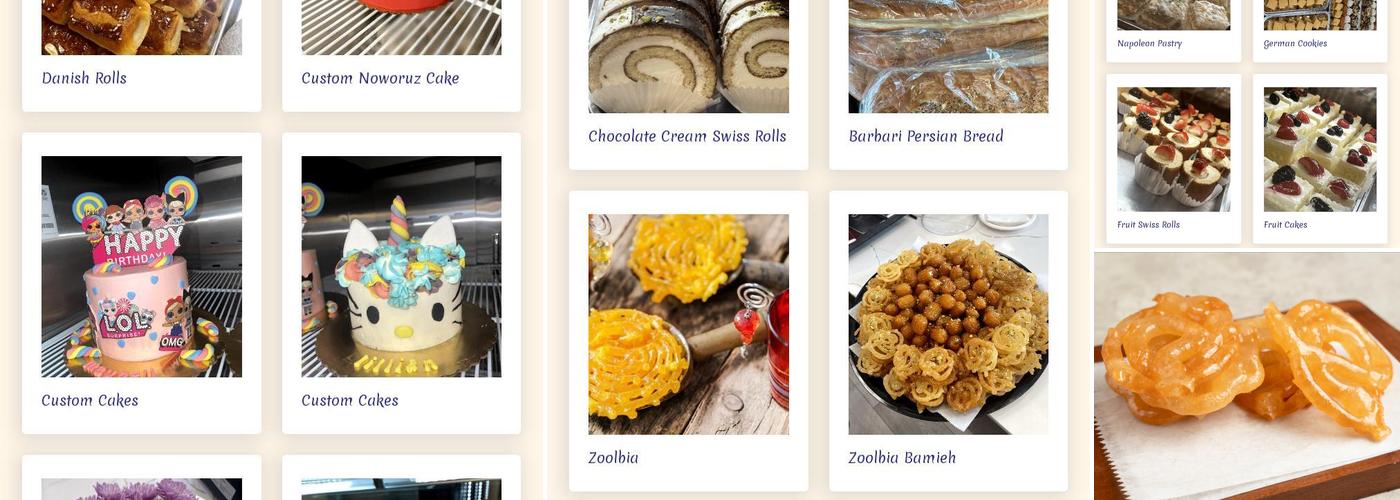 Four Season Pastry Menu