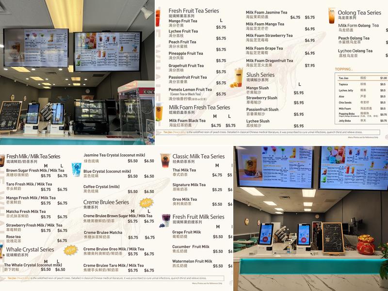 The Whale Tea Virginia Beach Menu