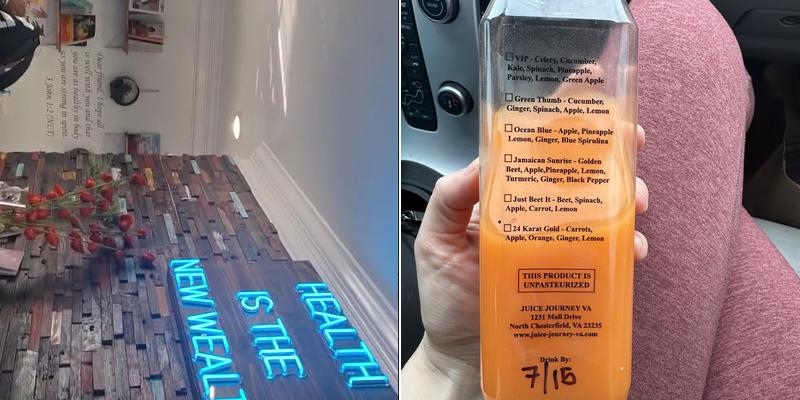 Juice Journey Va Menu