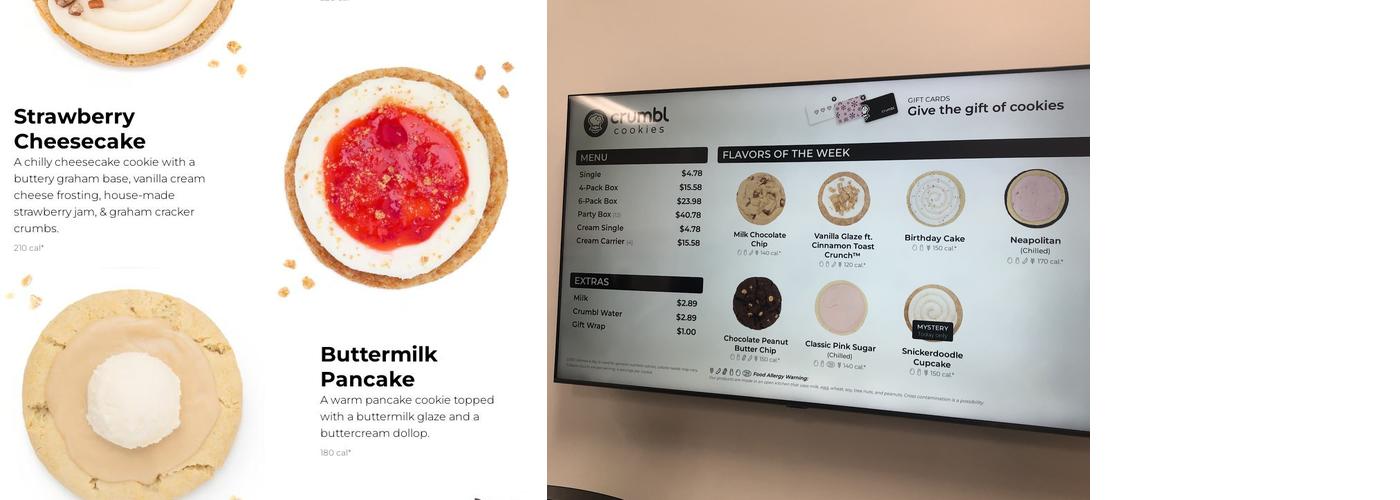 Crumbl - East Greenwich Menu