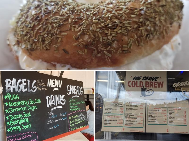 Ruby’s Bagels Menu