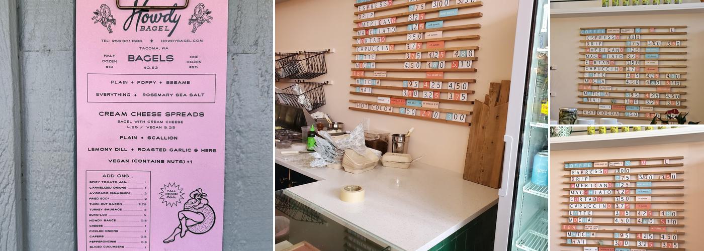 Howdy Bagel Menu