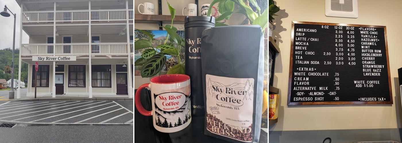 Sky River Coffee Menu