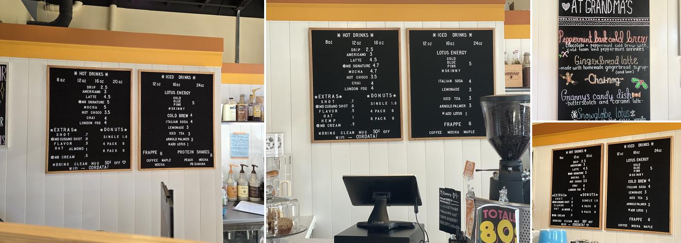 Maple.Bar Menu
