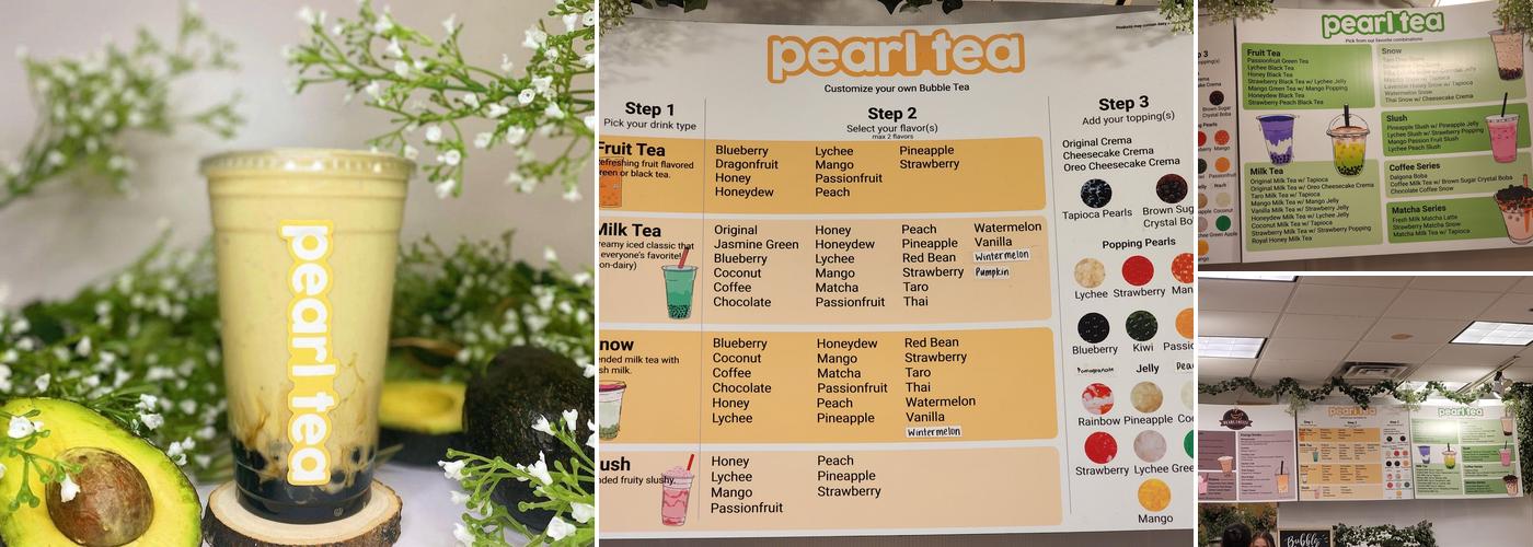 Pearl Tea Menu