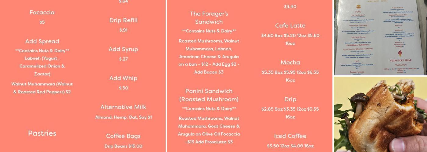 Bright Spot Menu