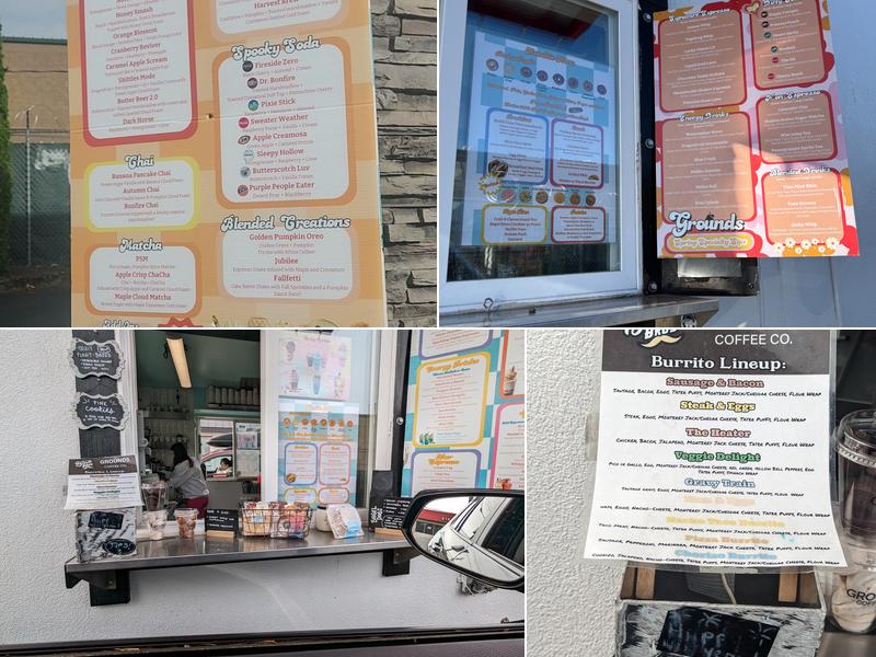 Grounds Coffee Co. Menu