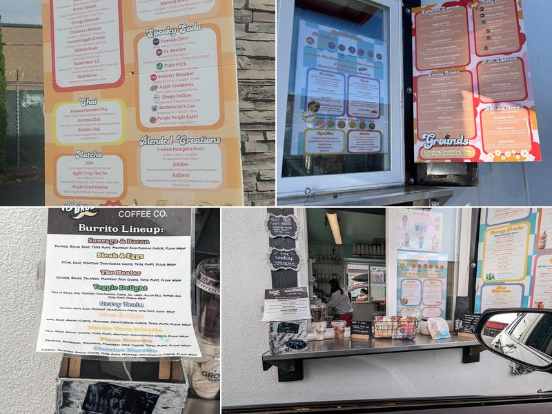 Grounds Coffee Co. Menu