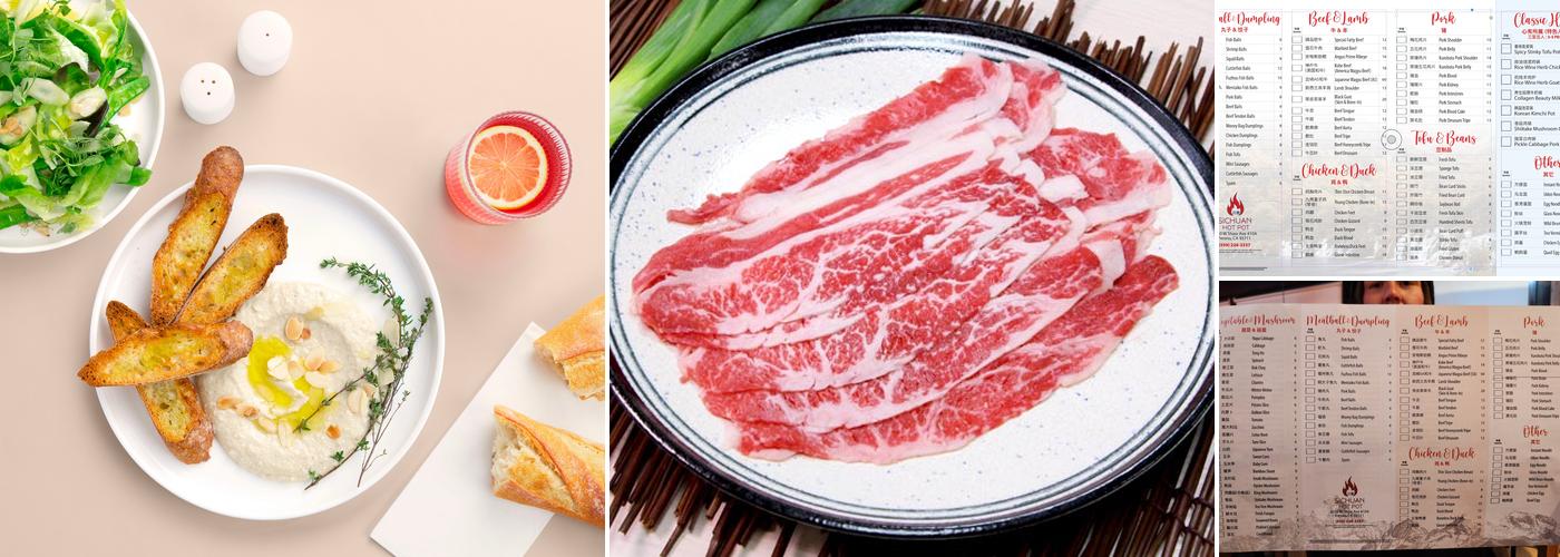 Sichuan Hot pot Menu