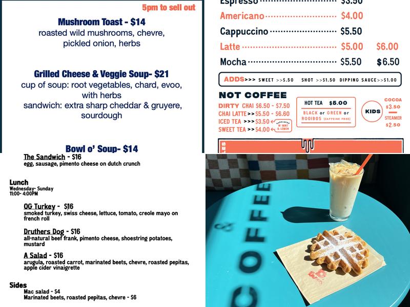 Druthers Sutter Park Menu