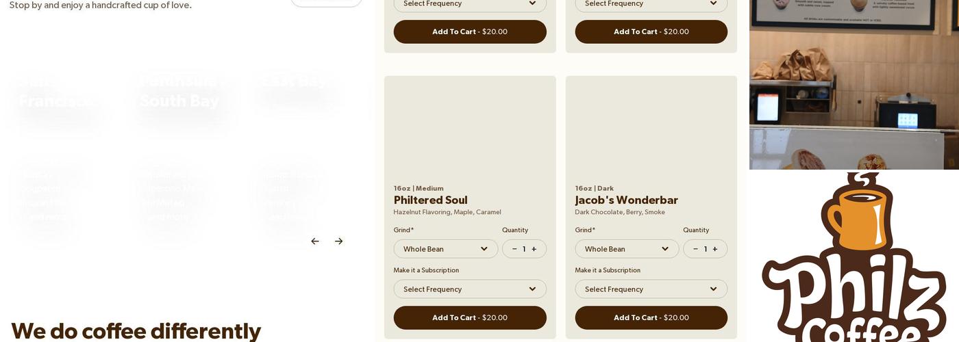 Philz Coffee Menu