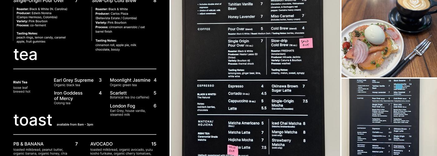 KAIZEN & COFFEE Menu