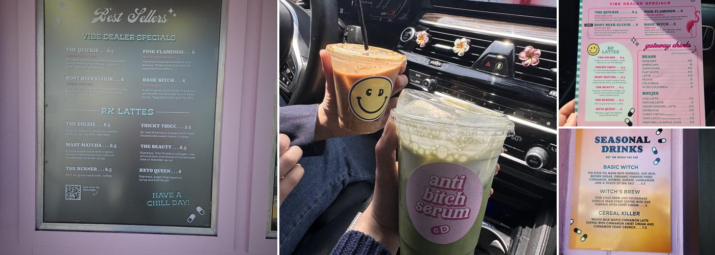 Micro Dose Drive Thru Menu